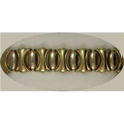 14K HOLLOW LINK BRACELET
