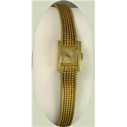 18K LADY'S OMEGA BRACELET WATCH