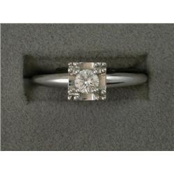 14K VINTAGE DIAMOND ENGAGEMENT RING
