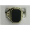 Image 1 : 14K VINATGE ONYX LADY'S RING
