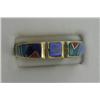 Image 1 : 14K INLAID GEMSTONE BAND