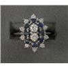 Image 1 : 14K SAPPHIRE & DIAMOND LADY'S RING