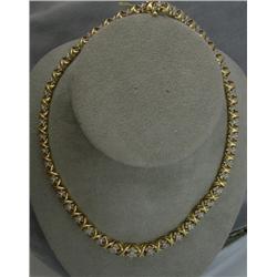 14K 4.50 CTS FANCY DIAMOND NECKLACE