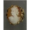 Image 1 : 14K FREE FORM SHELL CAMEO RING