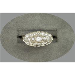 14K VINTAGE DIAMOND BAND