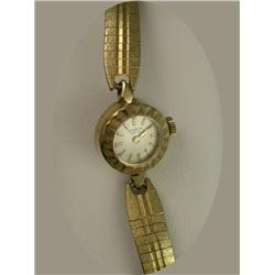 14K LADY'S UNIVERSAL GENEVE BRACELET WATCH