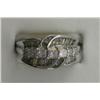 Image 1 : 18K PRINCESS & BAGUETTE DIAMOND BAND