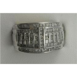 14K PRINCESS DIAMOND CHANNEL BAND