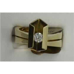 18K ROUND DIAMOND BRIDAL SET
