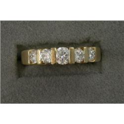 14K CHANNEL SET DIAMOND BAND