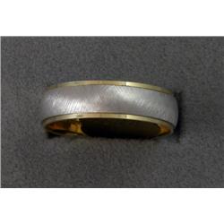14K ARTCARVED WEDDING BAND