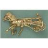 Image 1 : 14K TROTTER AND JOCKEY PIN