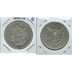 1890 CC MORGAN SILVER DOLLAR