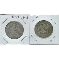 1850 O HALF DOLLAR