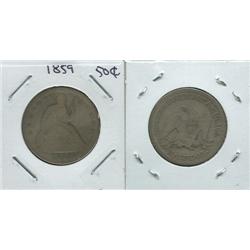 1859 HALF DOLLAR