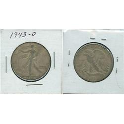 1943 D WALKING LIBERTY.
