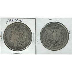 1889 O MORGAN DOLLAR.