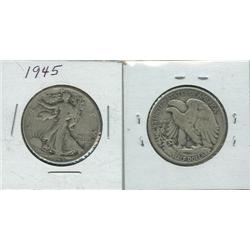 1945 WALKING LIBERTY.