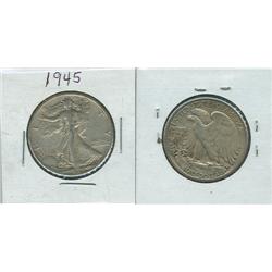 1945 WALKING LIBERTY.