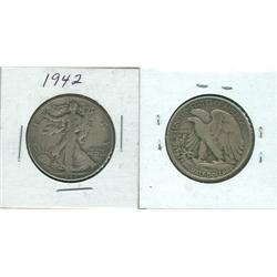 1942 WALKING LIBERTY.