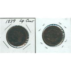 1839 LARGE CENT.