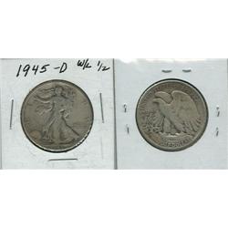 1945 D WALKING LIBERTY.