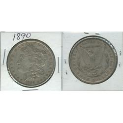1890 SILVER DOLLAR.