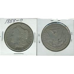 1888 O MORGAN SILVER DOLLAR.