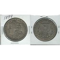 1898 MORGAN SILVER DOLLAR.