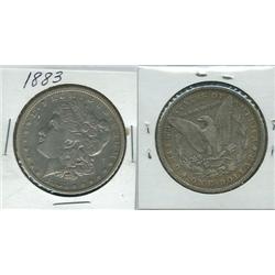 1883 MORGAN SILVER DOLLAR.