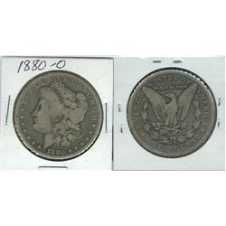 1880 O MORGAN SILVER DOLLAR.