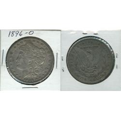1896 O MORGAN SILVER DOLLAR.