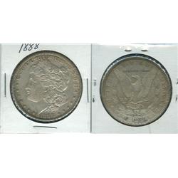 1882 MORGAN SILVER DOLLARS.