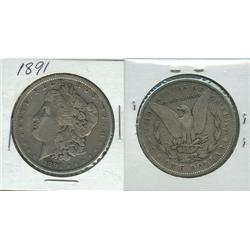 1888 MORGAN SILVER DOLLAR.