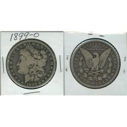 1891 MORGAN SILVER DOLLAR.