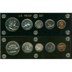 1963 Proof Set in Capitol Plastic case; Great quality set mounted in plastic case!