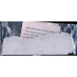 3-1oz silver certificate redemption packs combined (2.31 oz silver); Silver redeemed in 1967 when si