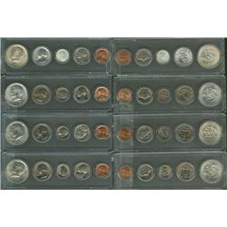 1964,65,66,67 Uncirculated year sets; Includes some silver issues!