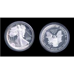 1986-S Proof silver eagle; In capsule