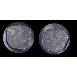 Bolivia 4 reales 17th century; Issued somewhere in the 1620's, nice 1/2 cob!