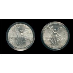 Mexico 1984 and 1985 Silver Libertads BU; Great bullion coins, nice detail!