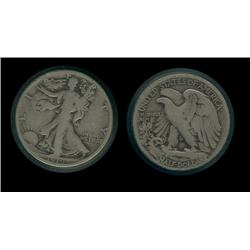 1919-S Walking Liberty Half  VG+++; Tough Date retails $30-50