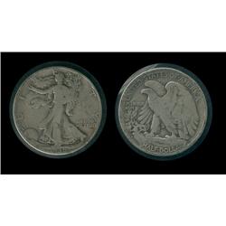 1938-D Walking Liberty Half Nice fine; Retails $85+.