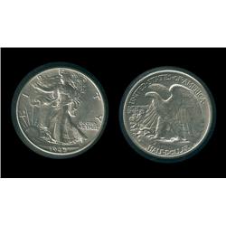 1942 Walking Liberty Half  Uncirculated; Pretty coin!