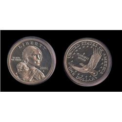 2001-S Proof Sacajewea Dollar HOT!!!; One of the hottest coins on the market!!! Dealers are paying $