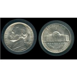 1942-S Wartime  Nickel Very Choice -Gem BU; Just Gorgeous!
