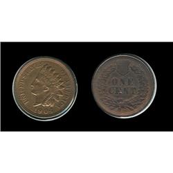 1904 Indian Head Penny. MS-64 Red. 4 Diamond