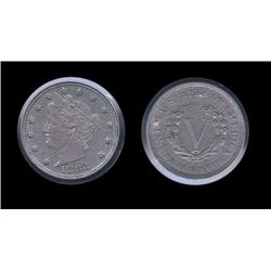 1883 Liberty ôVö Nickel. No cents. MS