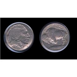 1913 Buffalo Nickel. Type 1. AU-55. Nice tone