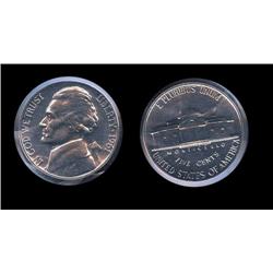 1961 Jefferson Nickel. Proof 65. Full Steps. Rare high grade